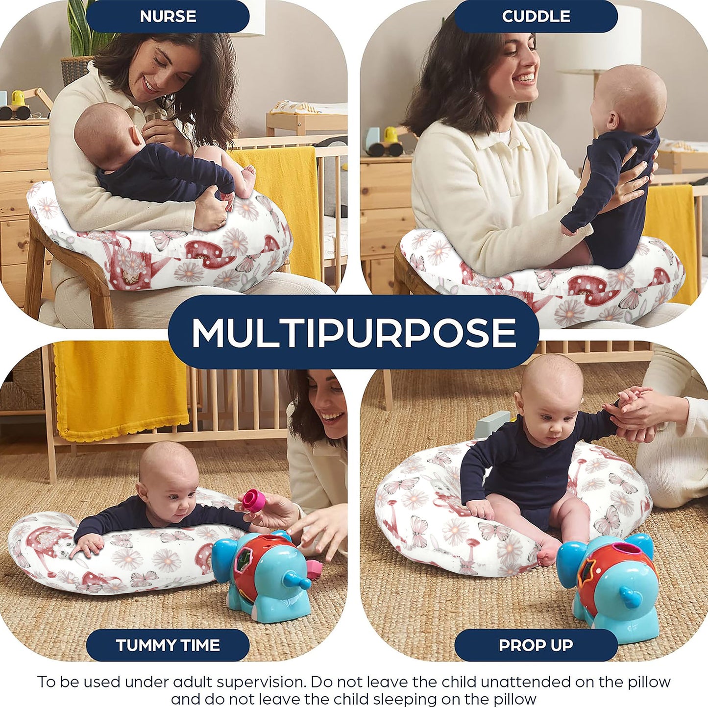 Bunny Bloom Nursing Pillow