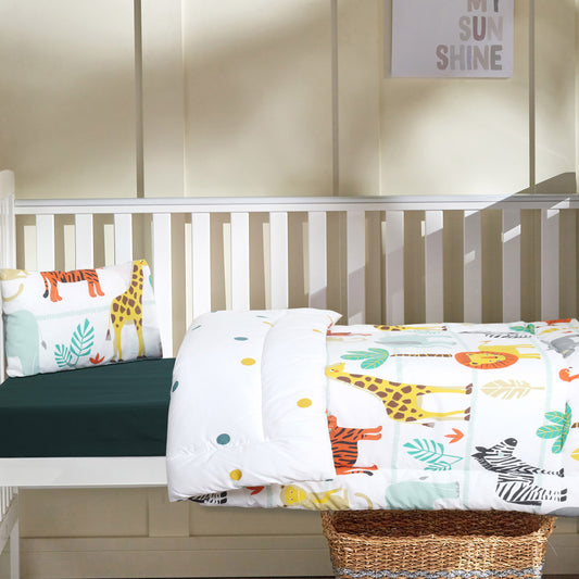 Jungle Buddies Baby Comforter Set