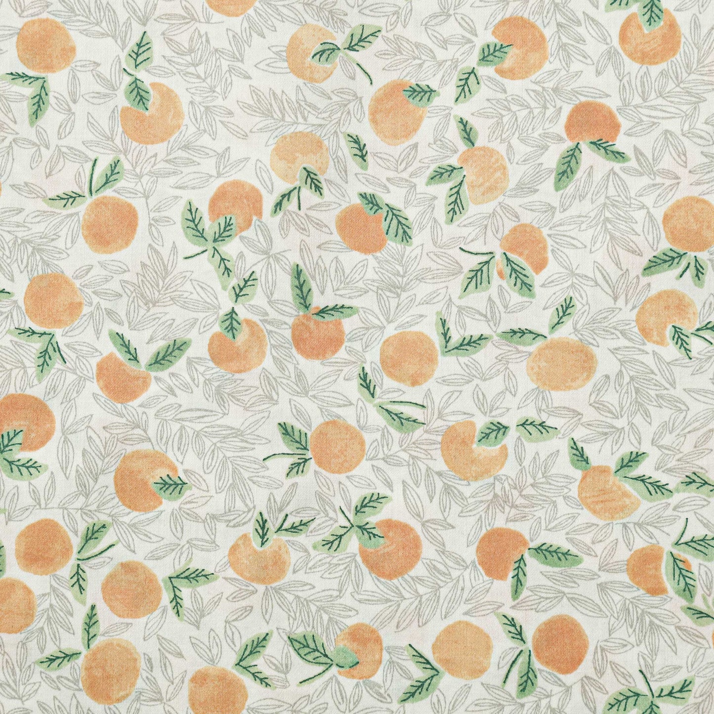 Orange Printed Nursing Apron