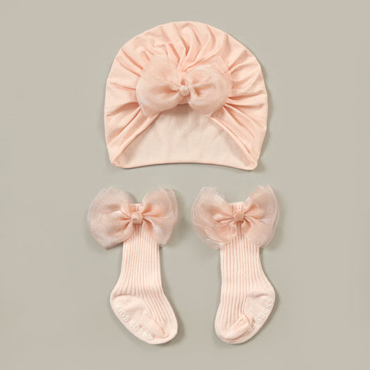 Blush Bow Set