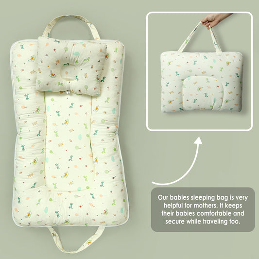 Dreamy Playground Fleece Portable Bed