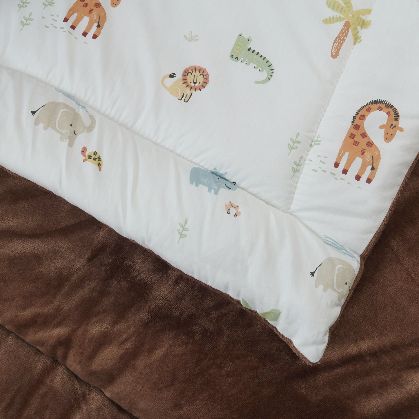Jungle Roar Dino Fleece Comforter Set