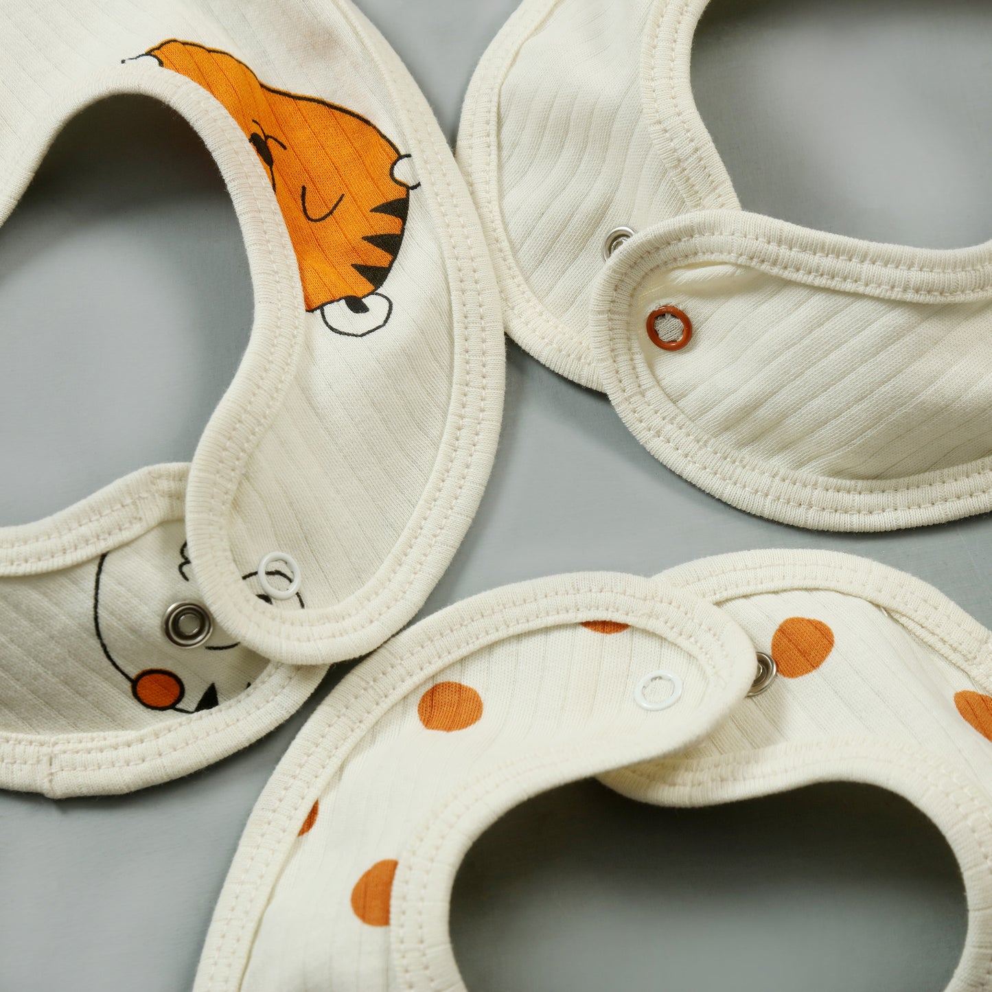 Tiger Baby Bibs - Pack Of Three