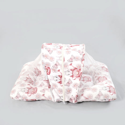 Bunny Bloom Mosquito Net Bed