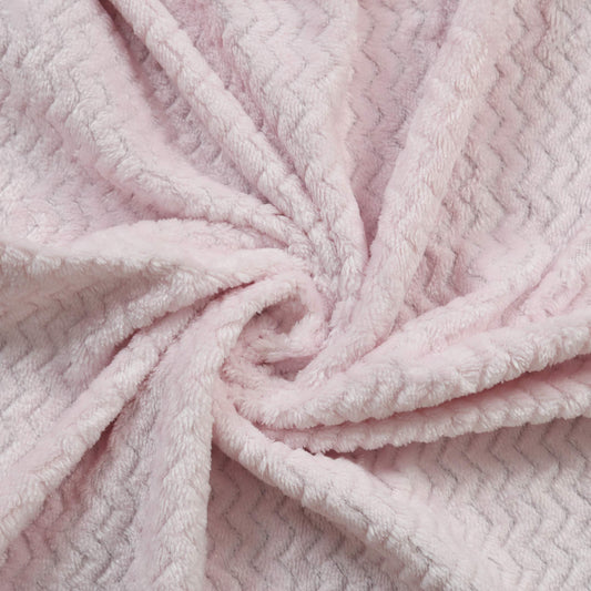 Zigzag Embossed Fleece Blankets