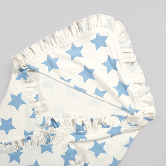 Blue Stars Wrapping Sheet