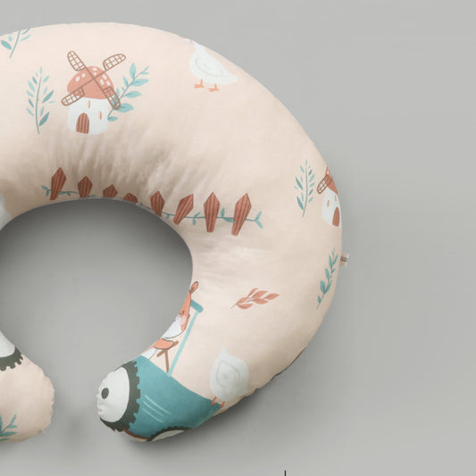 Bunny Tractor Baby Nursing Pillow