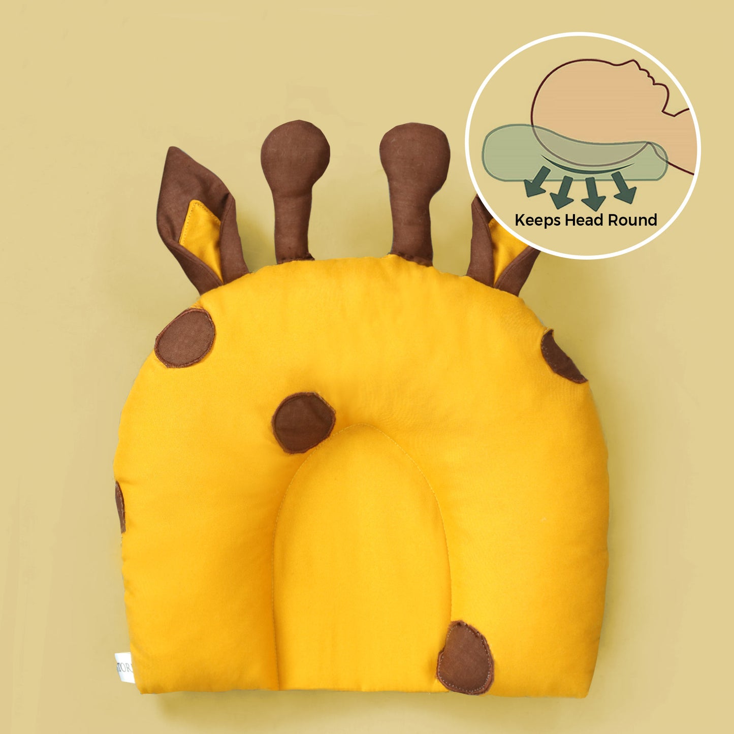 Giraffe Dreams Head Shaping Cushion