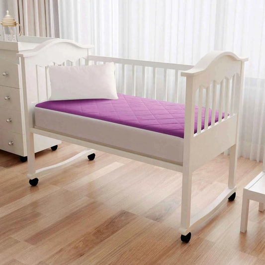 Kids Waterproof Mattress Protector Fitted Lilac