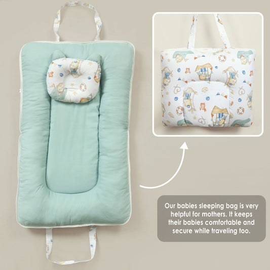 Little Sailor Bear Baby Portable Bed