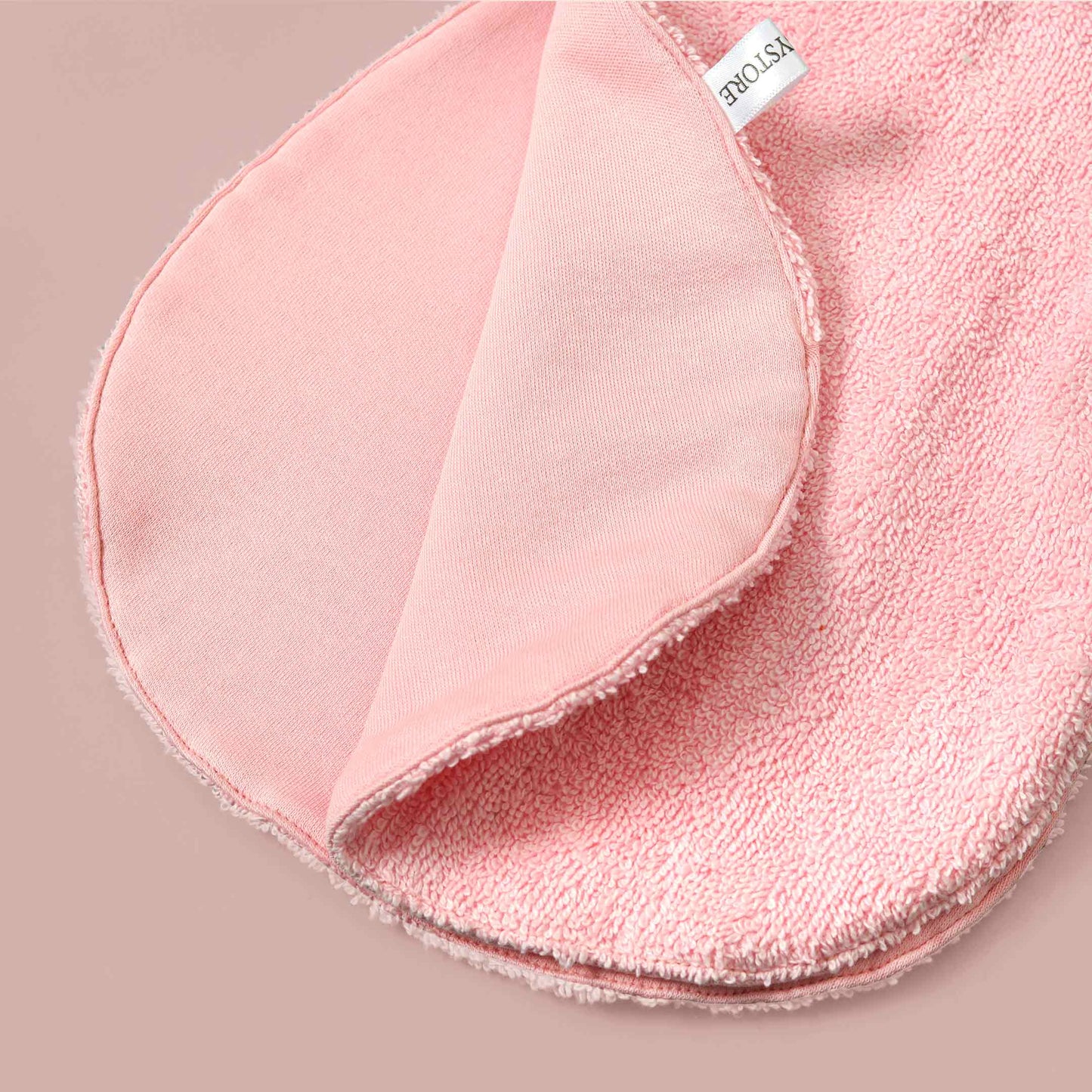 Pink Towel Baby Burp Cloth