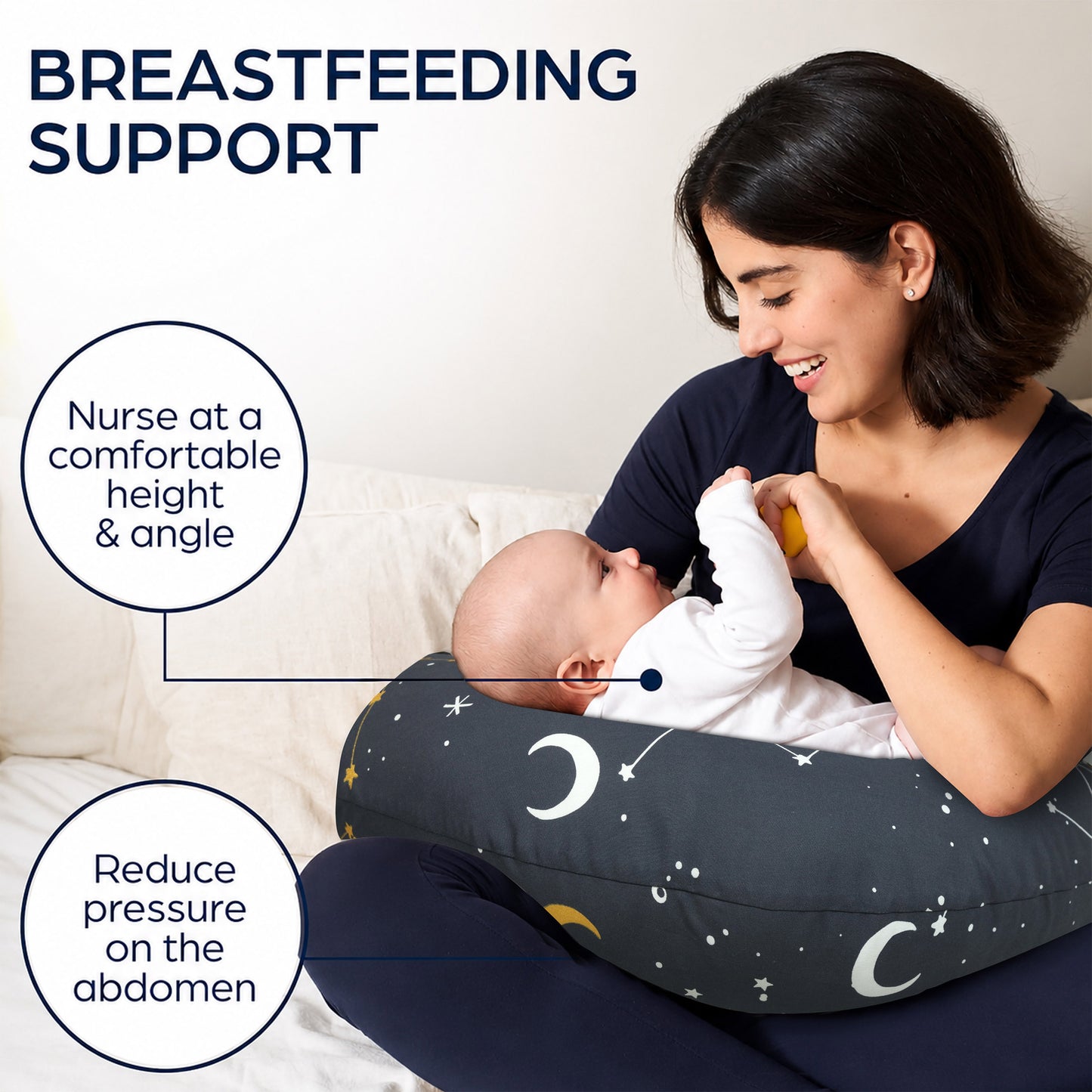 Space Explorer Baby Nursing Pillow