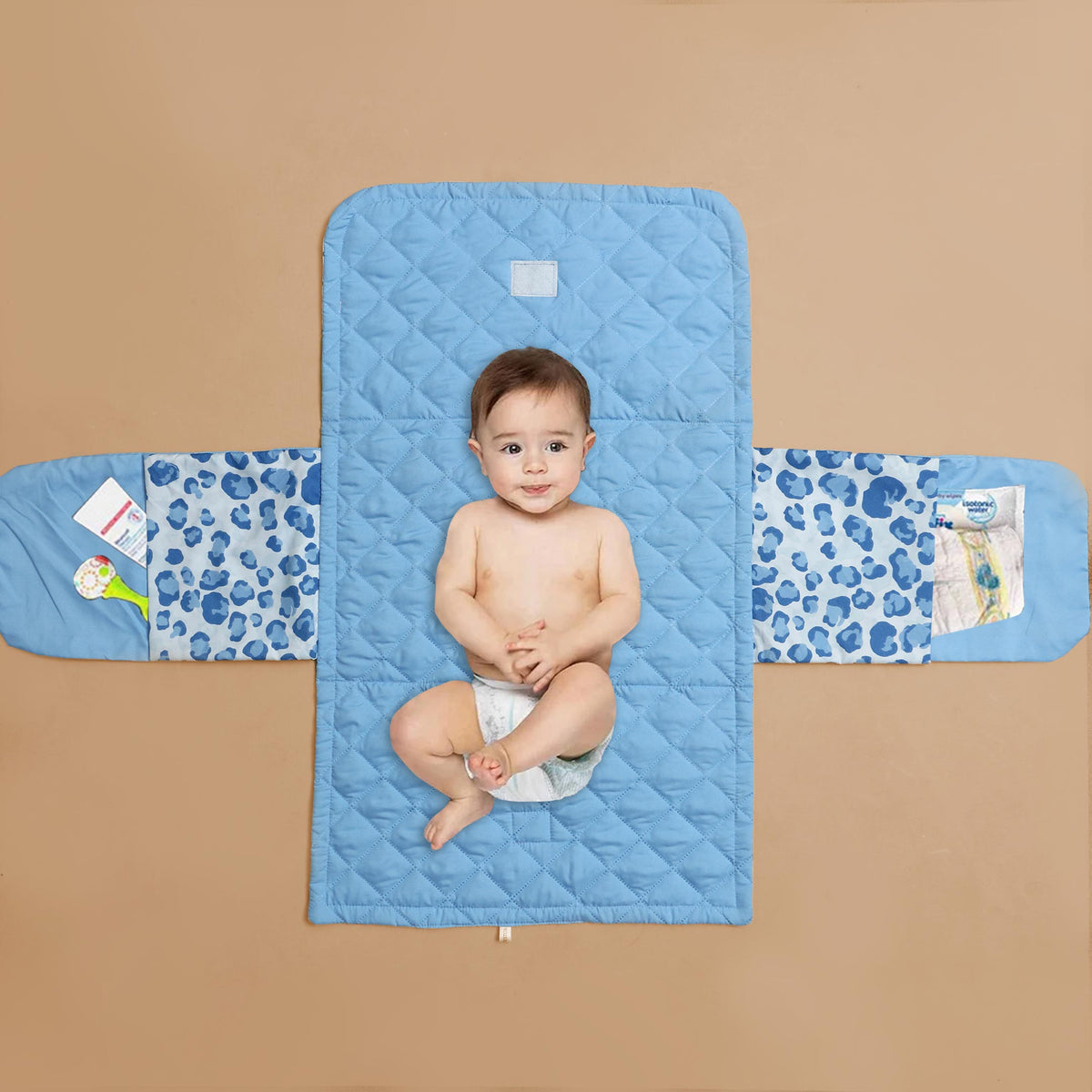 Blue Pebbles Baby Diaper Changing Sheet The Baby Store