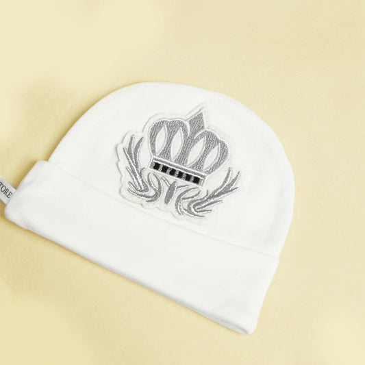 embroidered prince crown baby caps 1