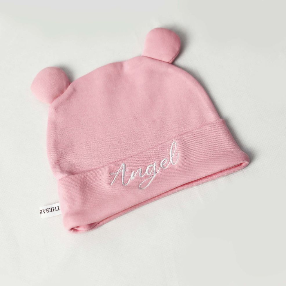 embroidered little angel baby caps