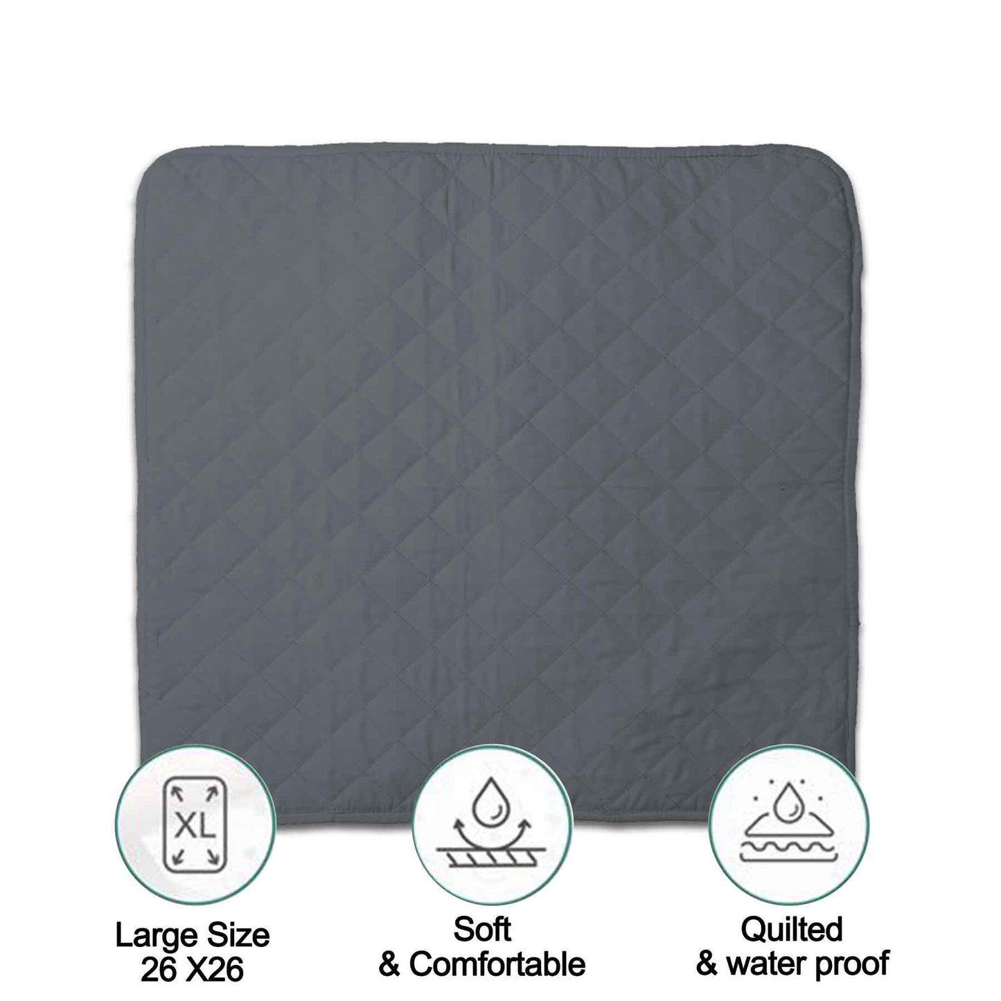 plain grey baby pampers diaper sheet