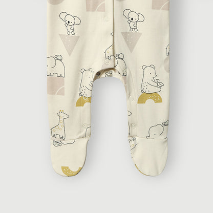 Hello Friend Printed Baby Romper