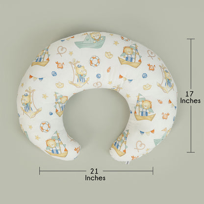 Little Sailor Bear Baby Nursing Pillow