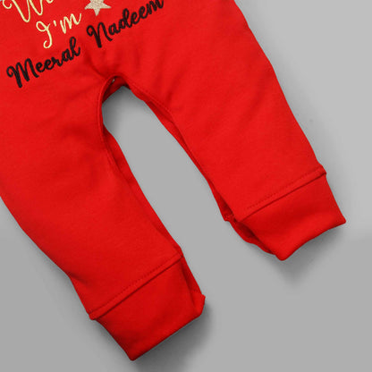 Hello World Customized Baby Romper Set