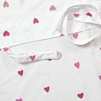 Heart Printed Nursing Apron
