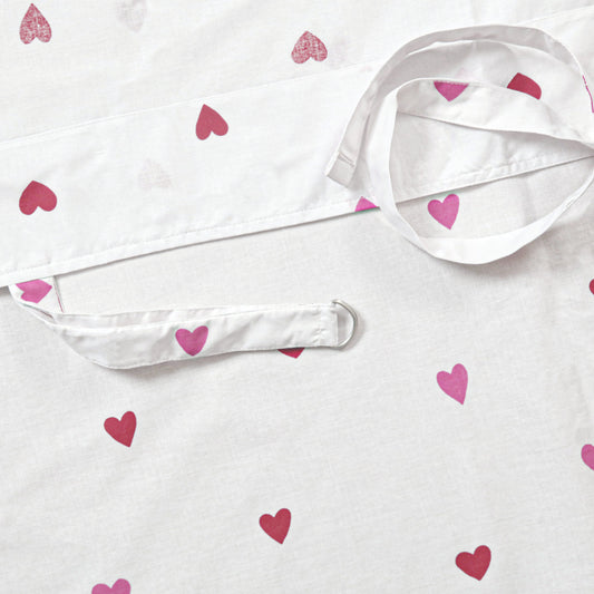 Heart Printed Nursing Apron