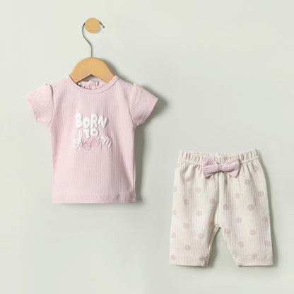 Born To Bloom T-Shirt & Shorts