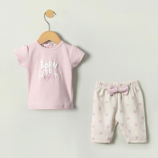 Born To Bloom T-Shirt & Shorts
