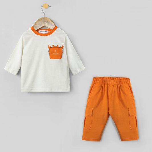 Hi Friend Shirt & Trouser 2pc Set