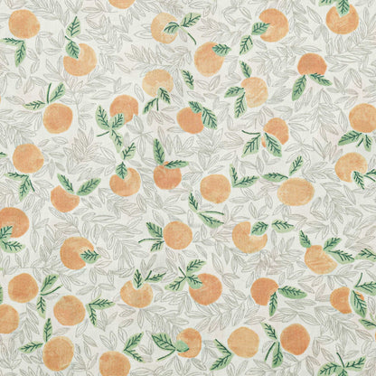 Orange Printed Nursing Apron