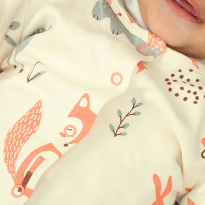 Animal Printed Baby Rompers (Pack of 3)