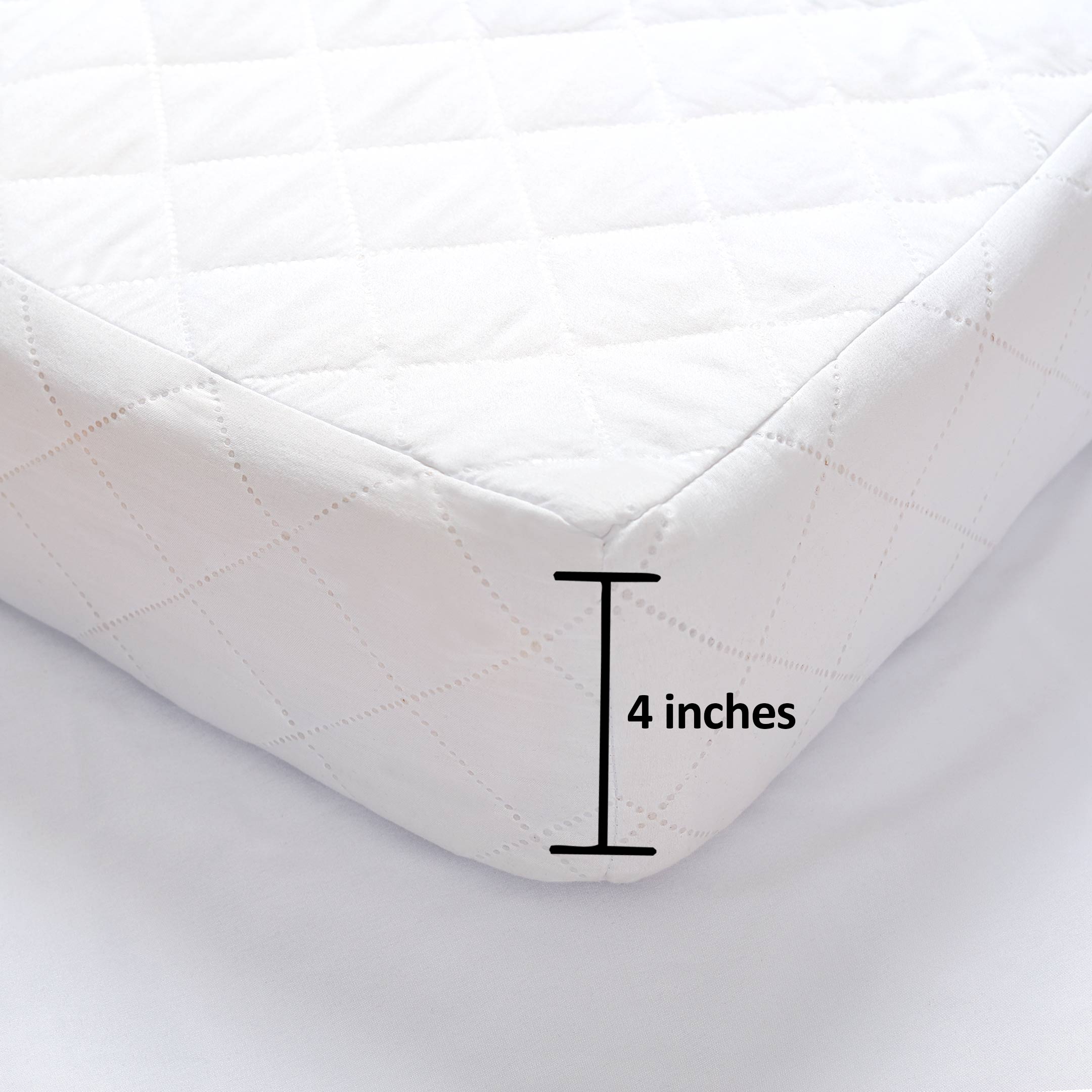Coprimaterasso Impermeabile Per Culla The Shrunks In Fibra Naturale Tencel - Morbido E Traspirante Con Angoli Elasticizzati