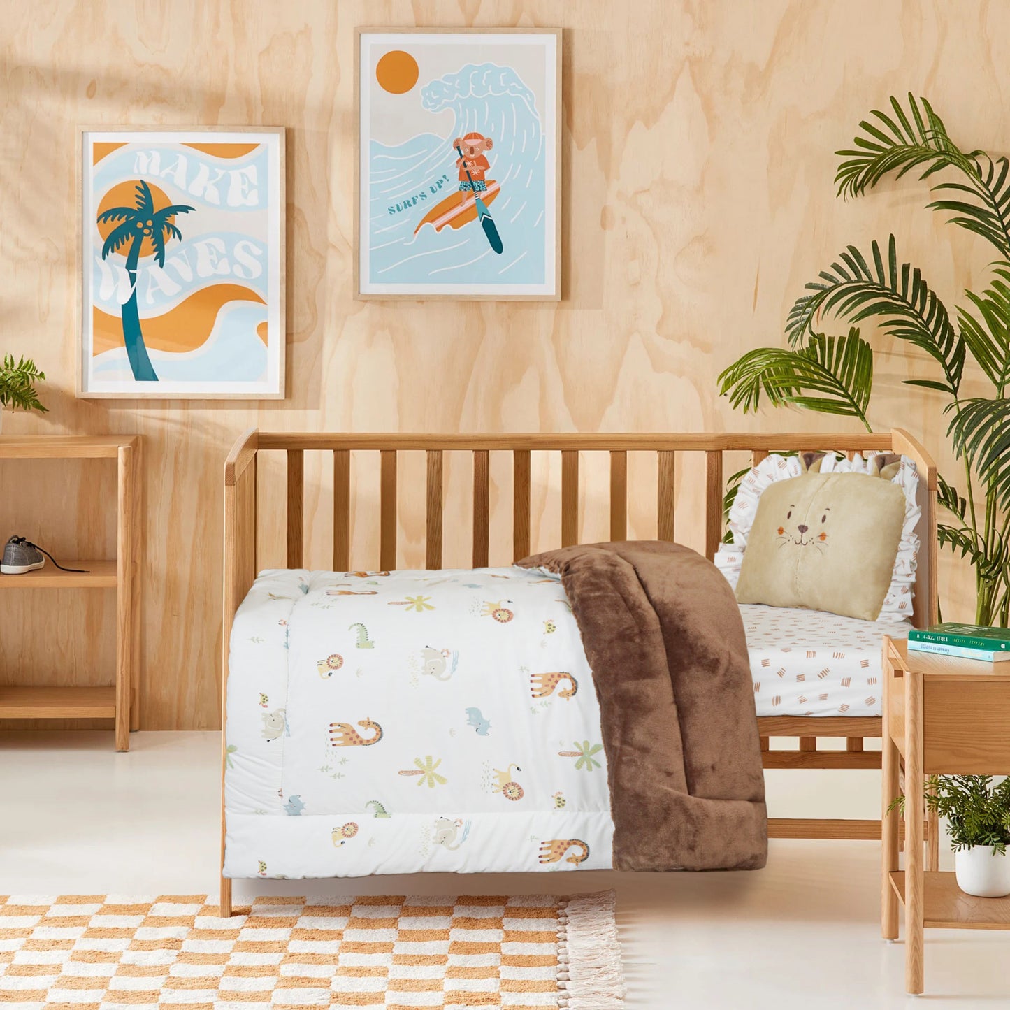 Jungle Roar Dino Fleece Comforter Set