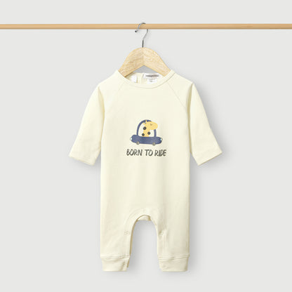 Cars Printed Baby Rompers (Pack of 3)