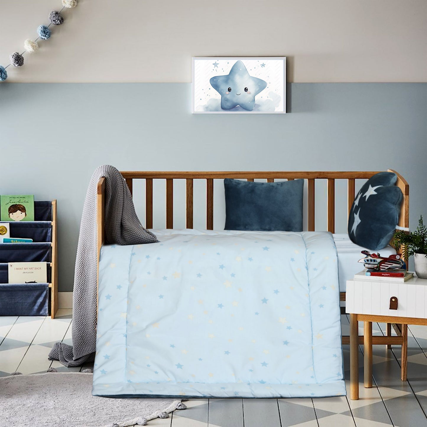 Twinkle Star Fleece Comforter Set