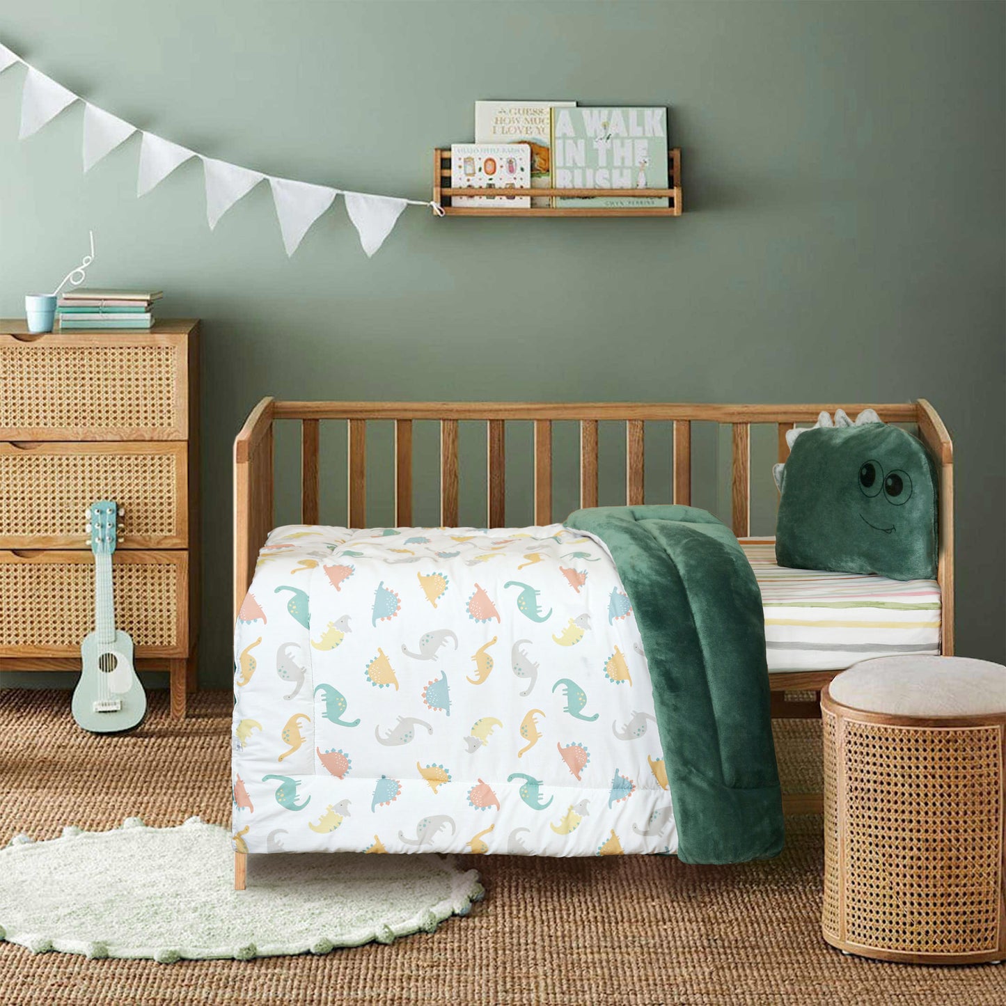 Dino Paradise Fleece Comforter Set