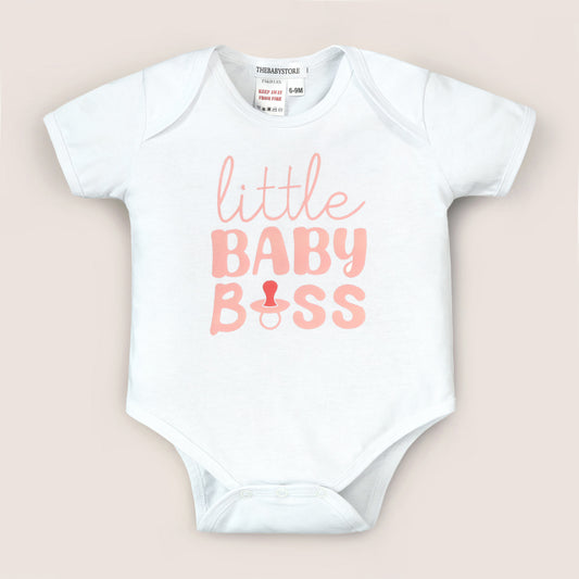 Little Baby Boss Bodysuit