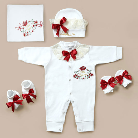 Little Royal Princess 5-Pcs Baby Girl Set