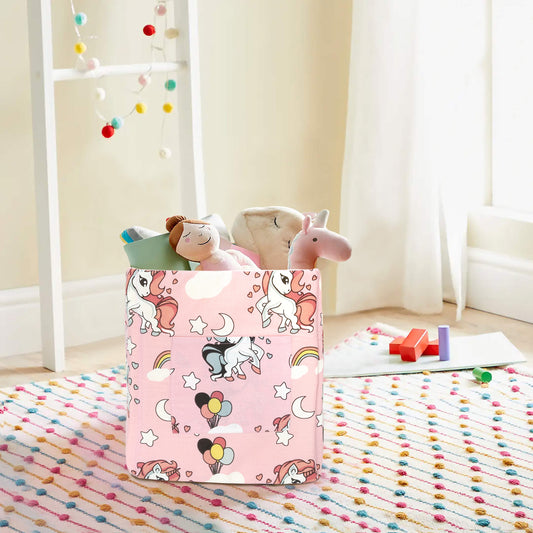 Little Unicorn Dreams Toy Basket