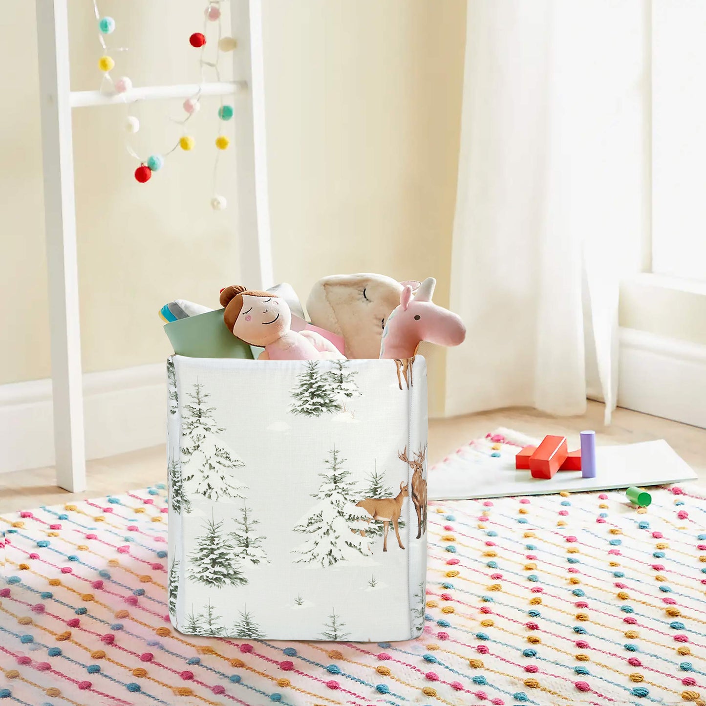 Reindeer Wonderland Toy Basket