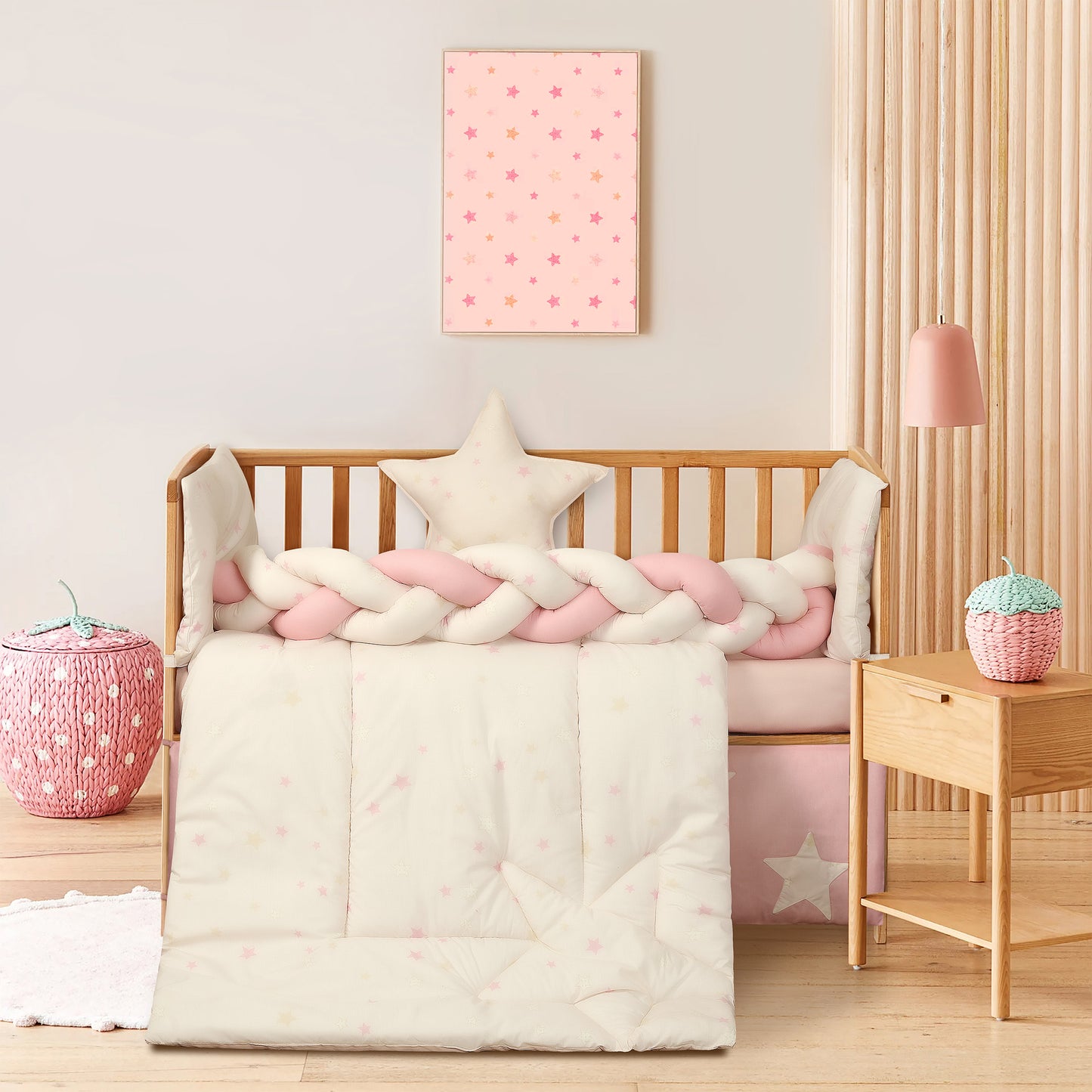 Pink Star Baby Cotset