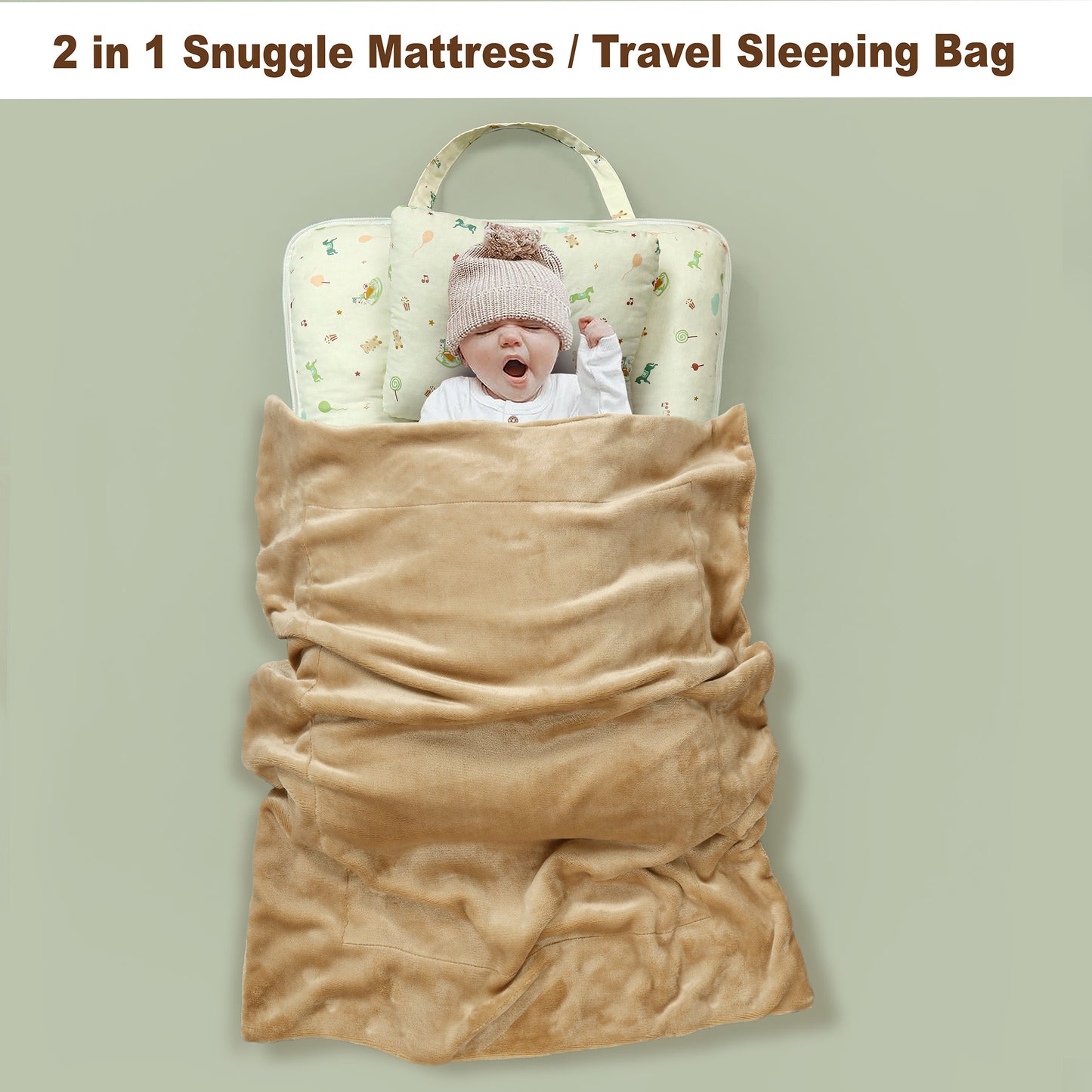 Dreamy Playground Fleece Portable Bed