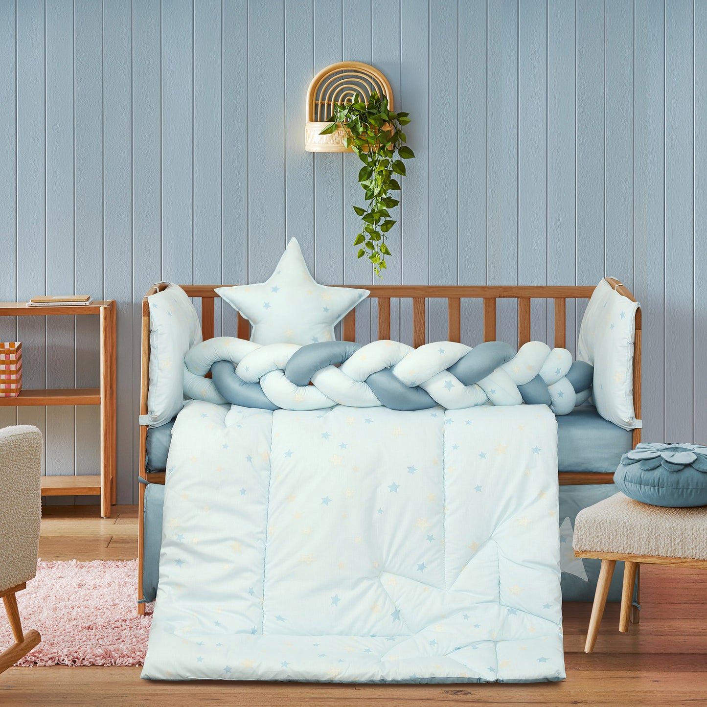 Blue Star Baby Cotset