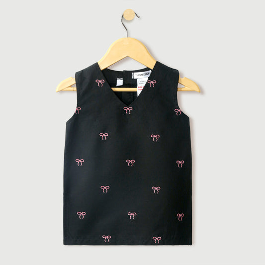 Bow Embroidered Kameez With Trouser