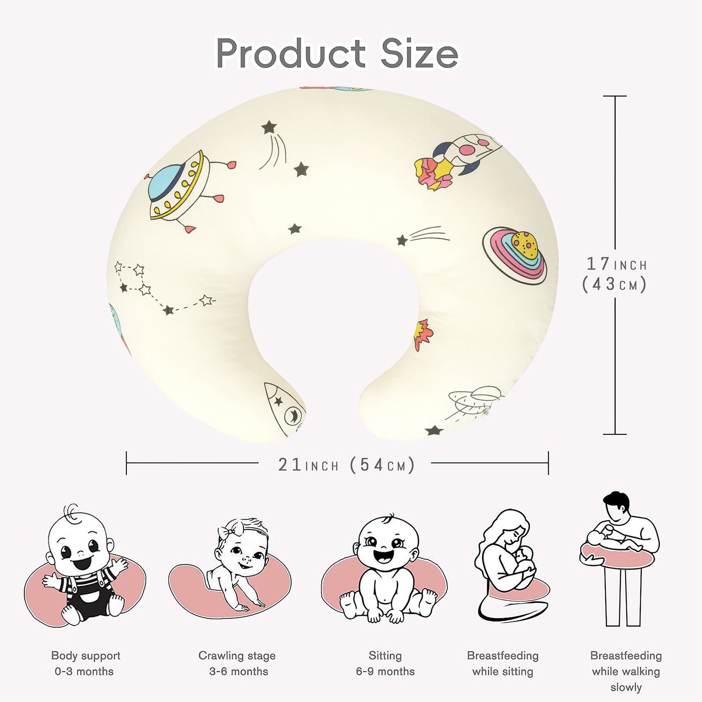 Little Astronaut Nursing Pillow