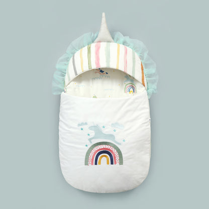 Rainbow Embroidered Baby Carry Nest