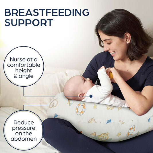 Little Sailor Bear Baby Nursing Pillow