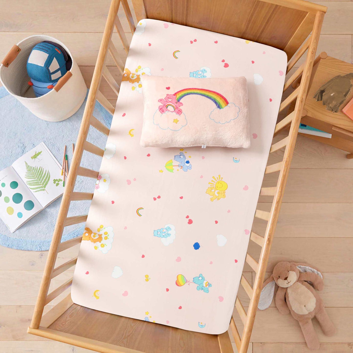 Rainbow Bear Baby Crib Bedding Set