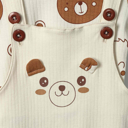 Honey Bear Dungaree 2pc Set