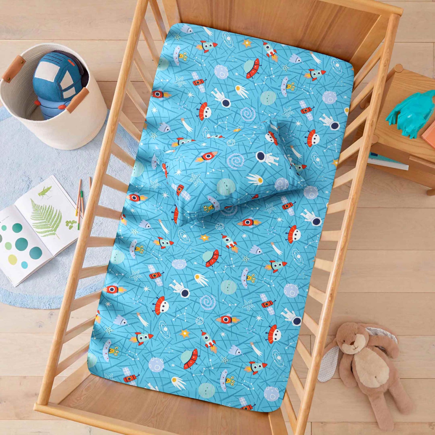 Astro Adventure Crib Bedding Set