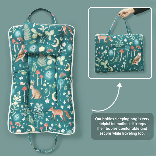 Wild Tales Fleece Portable Bed